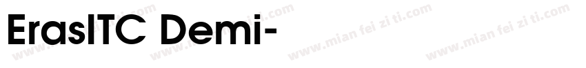 ErasITC Demi字体转换